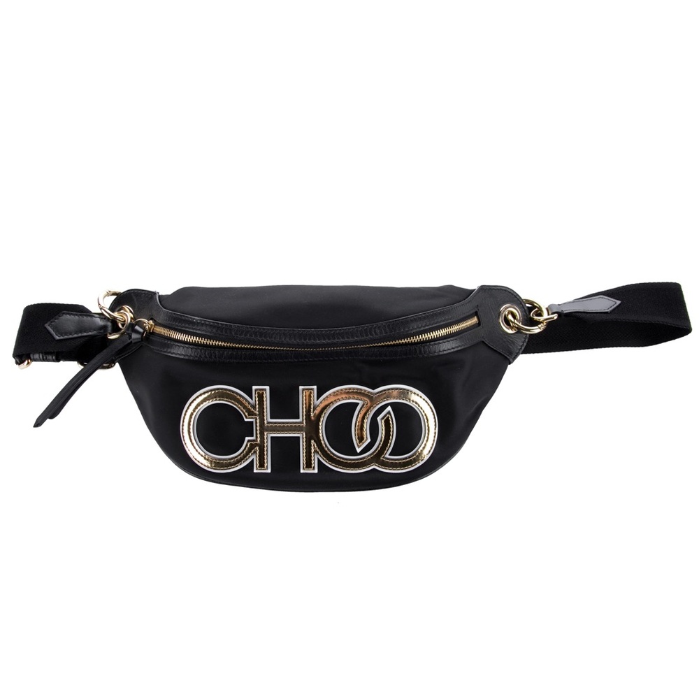 Jimmy Choo Waist Bag with Gold Accents